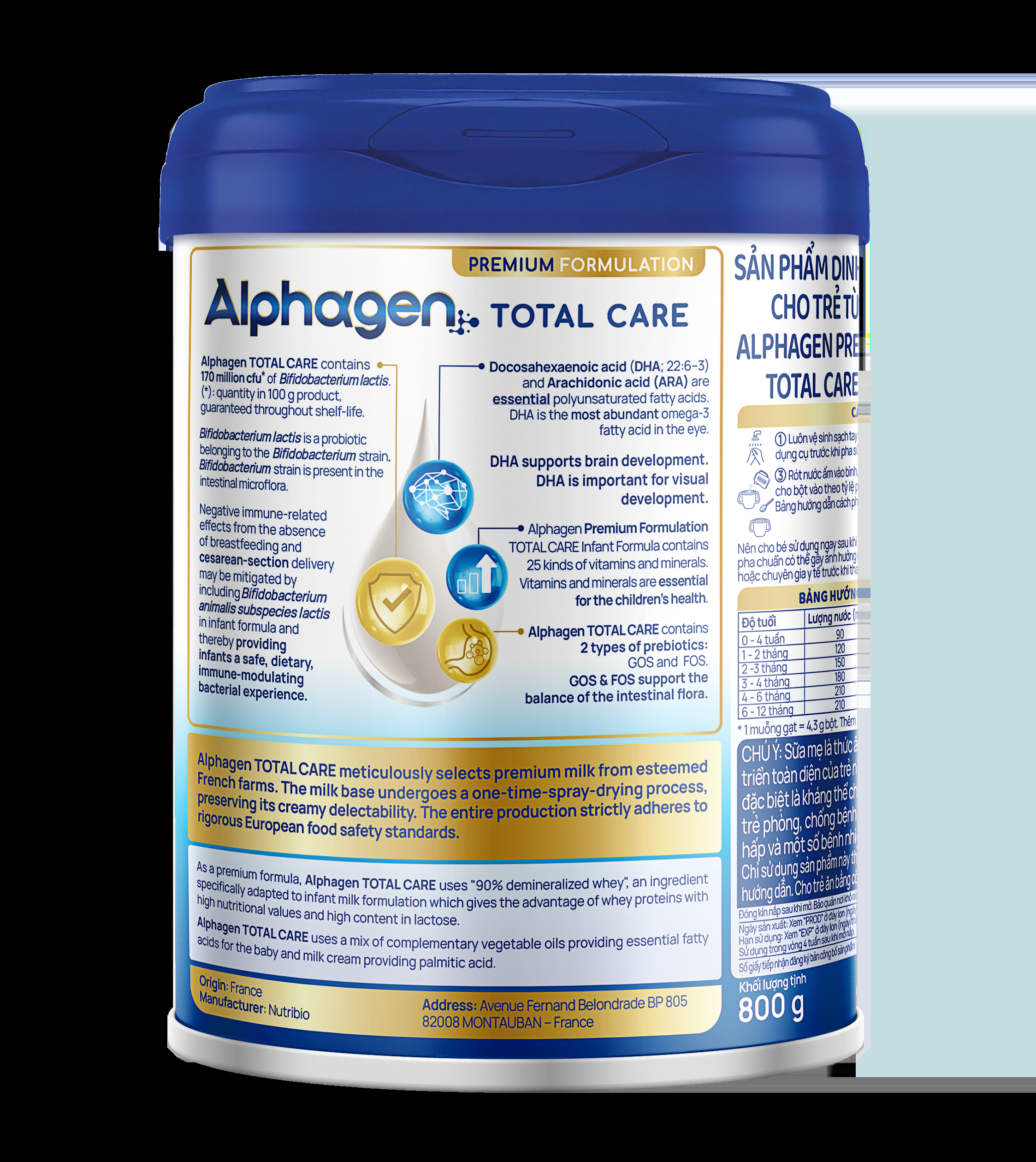 Alphagen Premium Formulation 1 (800g)