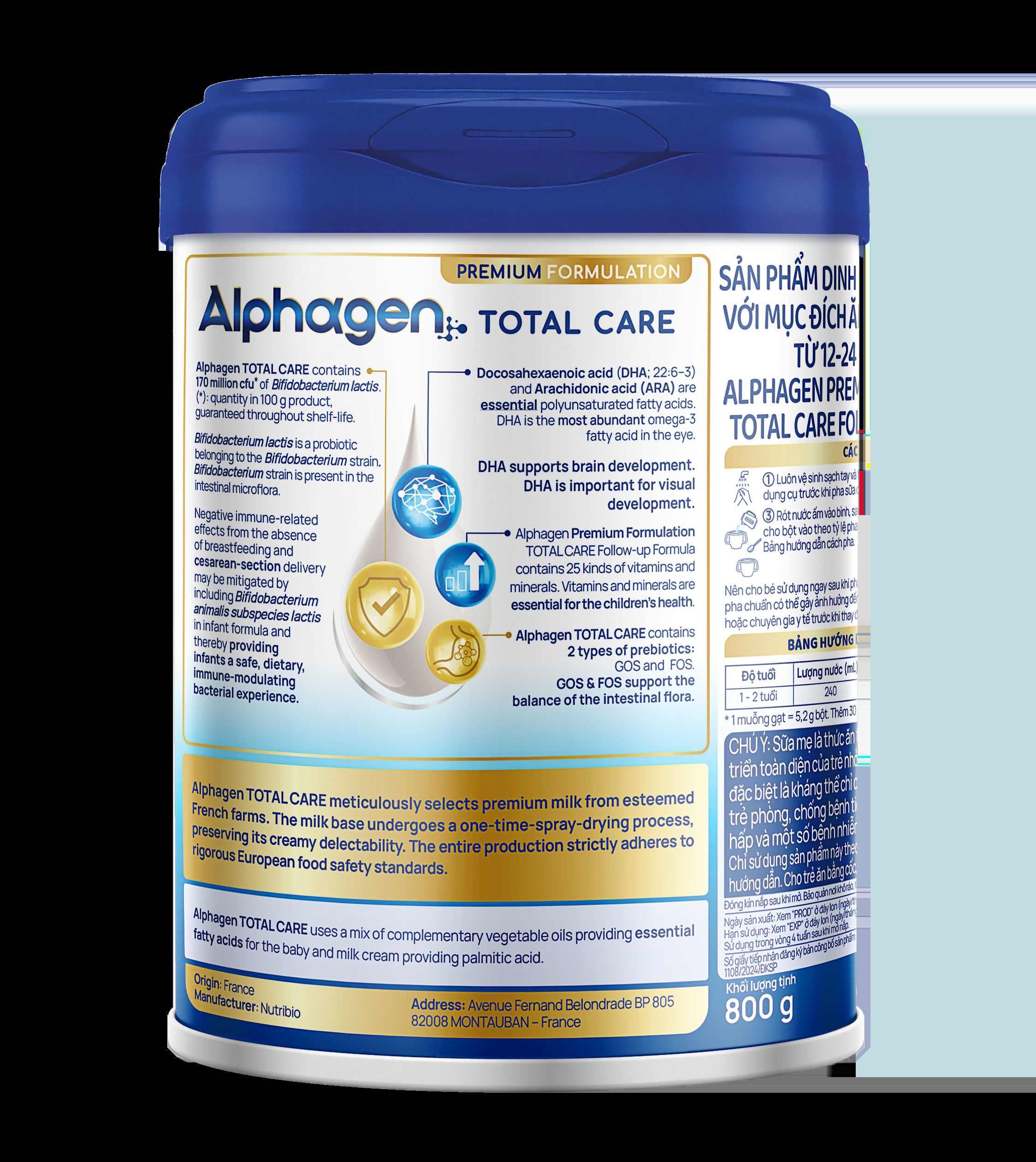 Alphagen Premium Formulation 2 (800g)