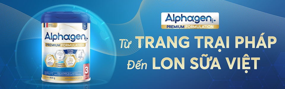 Sữa bột Alphagen đáp ứng chuẩn mực dinh dưỡng Châu Âu, giải pháp cho bé phát triển toàn diện