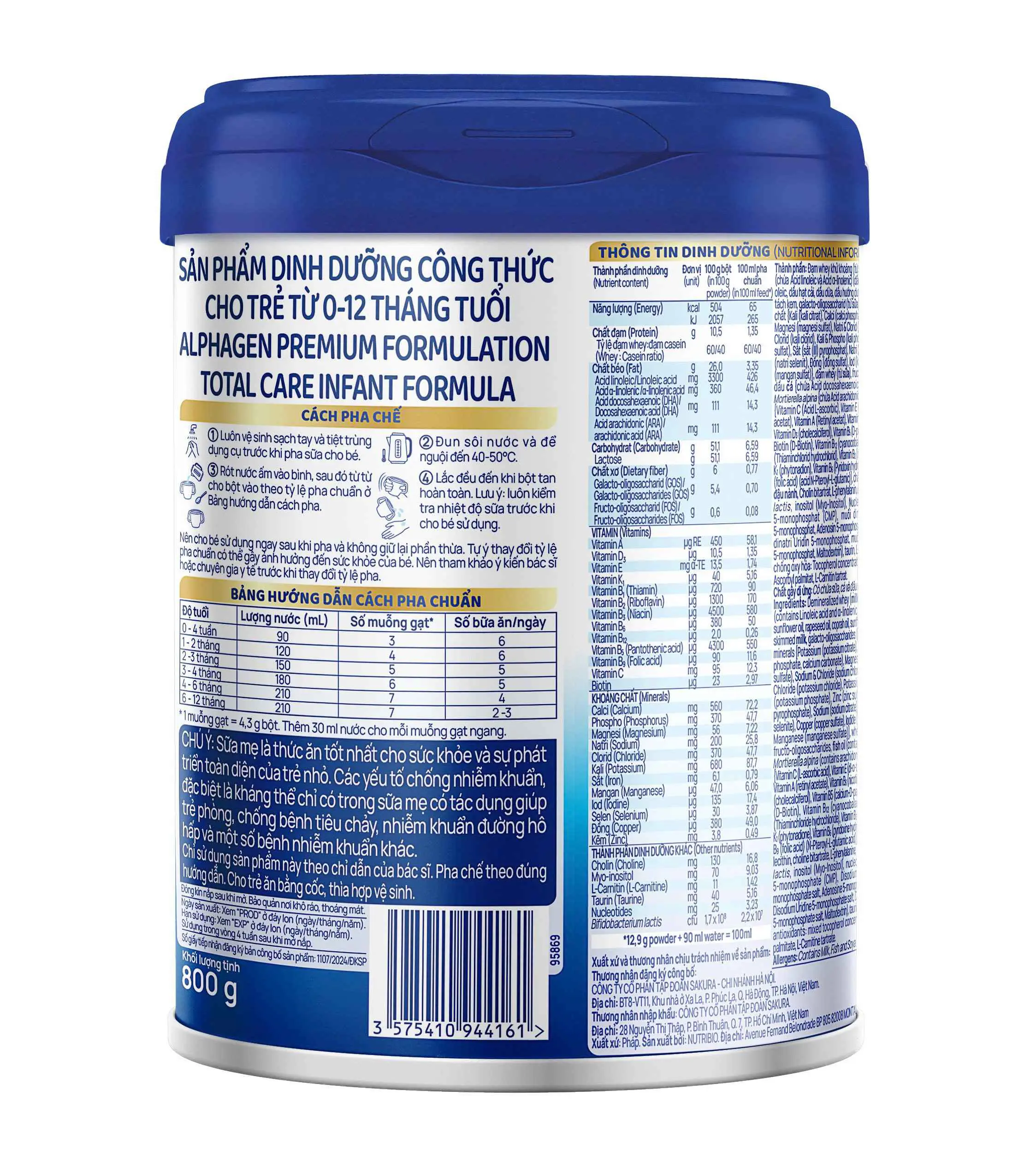 sữa cho trẻ sơ sinh không bị táo bón